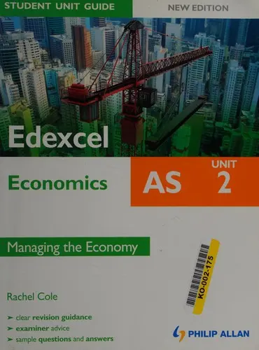 Edexcel AS economics . by Rachel Cole book cover
